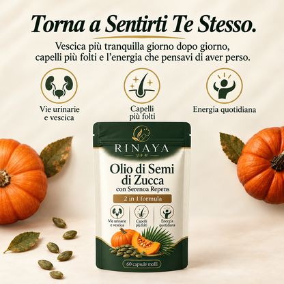 Rinaya™ Olio di Semi di Zucca Capsule Molli